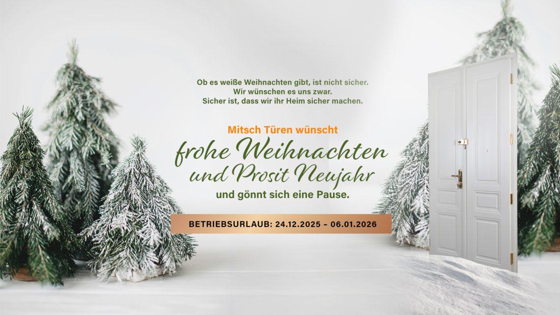 Betriebsurlaub 2025 Quer